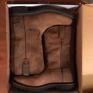 Justin Brown Leather Boots